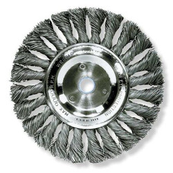 Weiler Twist Wire Wheel Brush,Arbor,10 In. 93836