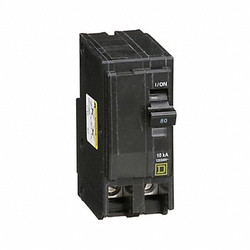 Square D Circuit Breaker,80A,Plug In,120/240V,2P QO280
