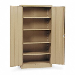 Sim Supply Storage Cabinet,72"x36"x18",Tan,4Shlv  1UFD6