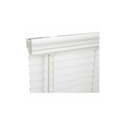 Sim Supply Mini Blinds,72" Lx 35" W,White,Faux Wood  493P51