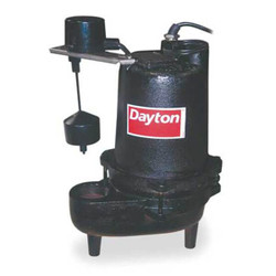 Dayton 4/10 HP,Sewage Ejector Pump,120VAC 4LE12