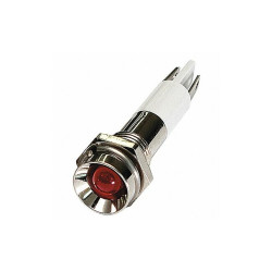 Sim Supply Protrude Indicator Light,Red,12VDC  24M051