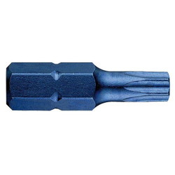 Westward Insert Bit,SAE,1/4",Hex,T20,1",PK5 40L606