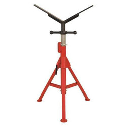 Rothenberger V-Head Pipe Stand,27" to 50" H 10644