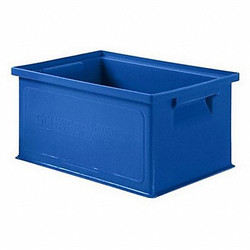 Ssi Schaefer Straight Wall Container,Blue,Solid,HDPE 1463.130906BL1