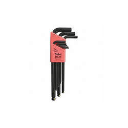 Bondhus HexKeySt, L, 3 in to 6 23/32 in 74999