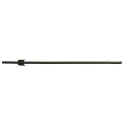 Sim Supply Fence Post,72 H x 3 1/2 W In.,Steel  46V229