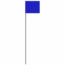 Hy-Ko Marking Flag,Blue,Solid Pattern,PK25 SF-21/BL