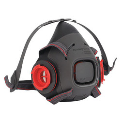 Honeywell North Half Mask Respirator,Black,M Mask Size HM502TM