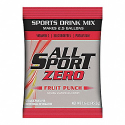 All Sport Sports Drink Mix,Fruit Punch Flavor,PK30 10124812
