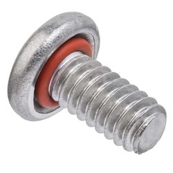 Usa Sealing Self-Sealing Screw,#10-32, 1"L,PK10  ZSCRW-806