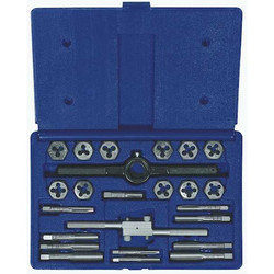 Irwin Tap/Die Set,24pc,NC,NF,NPT  24614