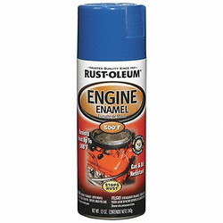 Rust-Oleum Engine Enamel,Ford Blue,12 oz,Spray 248945