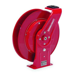 Reelcraft Hose Reel,Spring,No Hose,50ft,3/8"ID PW7600 OHP