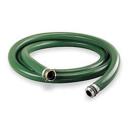 Continental Water Hose,1-1/2" ID x 10 ft.,Green SP150-10MF-G