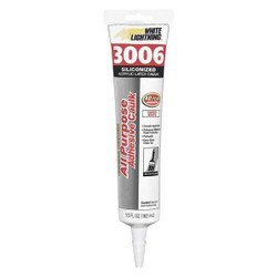 White Lightning Hybrid Caulk,White,3006 W12AF0005