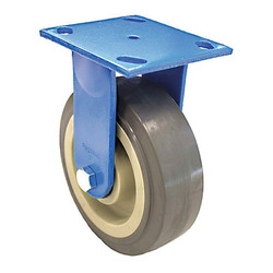 Sim Supply Standard Plate Caster,Rigid,600 lb.  P21R-UP040D-14-BC