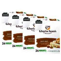 Gloria Jean\\'s® Hazelnut Coffee K-Cups, 96/carton 5000330068