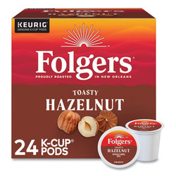 Folgers® Toasty Hazelnut Coffee K-Cups, 24/Box 0162