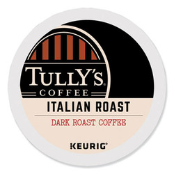 Tully\\'s Coffee® Italian Roast Coffee K-Cups, 96/carton 193019