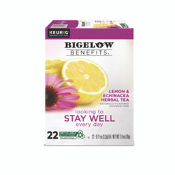 Bigelow® Benefits Lemon And Echinacea Herbal K-Cup, 0.11 Oz, 22/box GMT2025