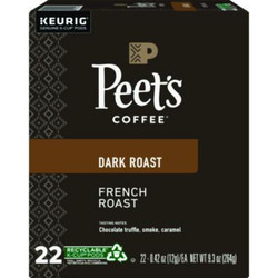Peet\\'s Coffee & Tea® French Roast Coffee K-Cups, 22/box 5000363995