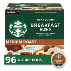Starbucks® Breakfast Blend Coffee K-Cups, 96/carton 12433992