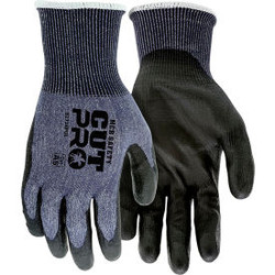 MCR Safety Cut Pro Gloves PU Coated Palm/Fingers Cut A5 Abrasion 4 Puncture 4 1