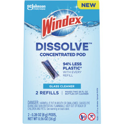 Windex Dissolve Glass Cleaner Concentrated Pod Refills (2-Pack) 399