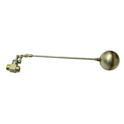 Manufacturer Varies Float Valve,3/4" Size,FNPT,16" Rod L GHFSS75