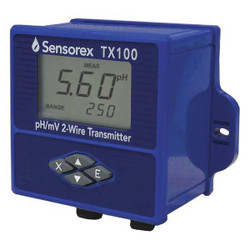 Sensorex pH/ORP Transmitter w/Display,ABS TX100