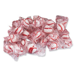 Office Snax® Candy Assortments, Peppermint Puffs Candy, 5 lb Carton 00661