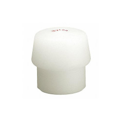 Halder Simplex Hammer Tip,2 3/8 In,Hard,White 3208060