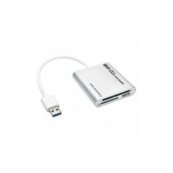 Tripp Lite USB 3.0 Memory Media Reader,Aluminum U352-000-MD-AL