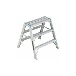Louisville Sawhorse Ladder,Aluminum,34-3/4 W,37 H L-2032-03