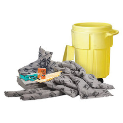 Brady Spc Absorbents Spill Kit,Drum,Chemical/Hazmat,38 gal.  SKA-55-LW