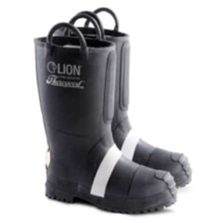 Lion Fire Boots by Thorogood Insulated Firefighter Boots,9W,Steel,PR 807-6003 9W