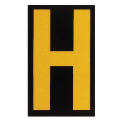 Brady Reflective Numbers And Letters,H,PK25 5890-H