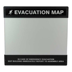 Accuform Evacuation Map Holder,11 in. x 17 in.  DTA241