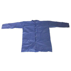 Condor Lab Coat,Blue,Button,4XL,PK25 26W856