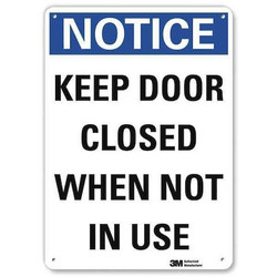 Lyle Notice Sign,14 in x 10 in,Aluminum U5-1288-RA_10X14