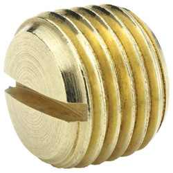 Parker Slotted Head Plug, Brass, 1/8 in,MNPT 220P-2