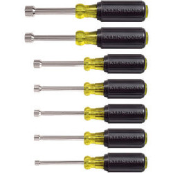 Klein Tools Nut Driver Set 3"" Shafts 7 Pc 631