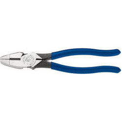 Klein Tools D213-9NE 9"" High Leverage New England Style Linesman Plier W/ Side