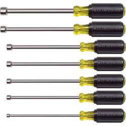 Klein Tools 647M 7 Pc. 6" Shaft Magnetic Nut Driver Set