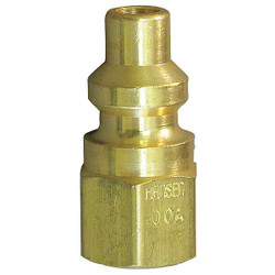 Hansen Coupler Plug,(F)NPT,1/4,Brass  05R