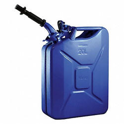 Wavian Gas Can,5 gal.,Blue,Include Spout  2238C