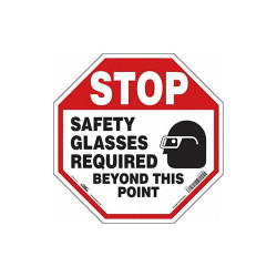 Condor Safety Sign,24 inx24 in,Vinyl 467A90