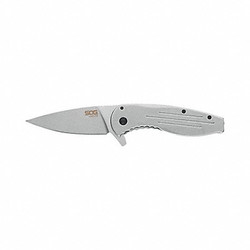 Sog Utility Knife,Straight,3-3/8" Blade L 14-41-02-42