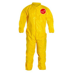 Dupont Coveralls,2XL,Ylw,Tychem 2000,PK12 QC125BYL2X001200